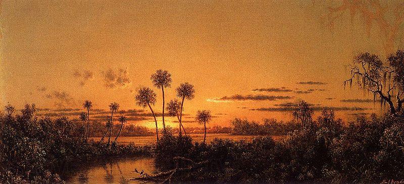 Martin Johnson Heade After Sunset